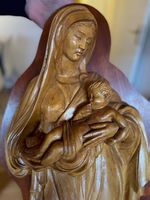 Statua madonna con bambino d'aurore 