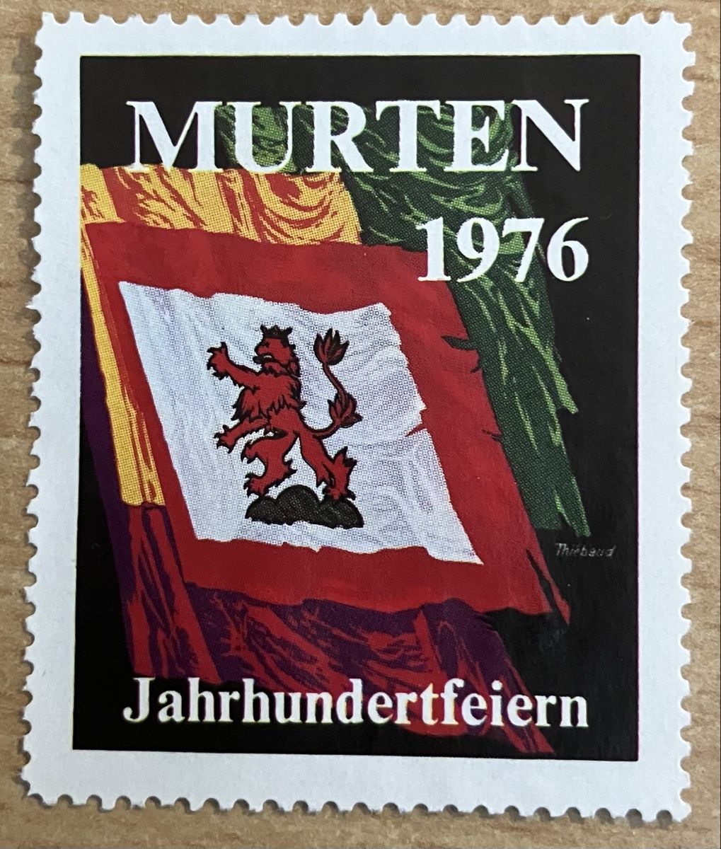 Tutti i francobolli: Murten Jahrhundertfeiern 1976, Marke/Vignette – Usato da Hunzenschwil venduto da nixnevis