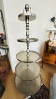 Loberon Etagere Magonie (Aluminiumguss, antiksilber, 5 Etage
