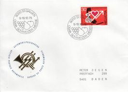 1975 Olma Schweizer Messe 9000 St. Gallen Sonderstempel
