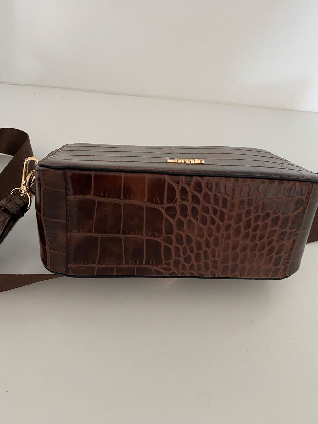 Taschen für Damen: Tasche in Braunem Krokooptik – Neu (gemäss Beschreibung) aus Holderbank SO von SUS-2021 1