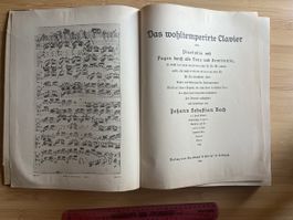202 Musik o. - Klaviernoten….in Leinenen gebunden - Antik