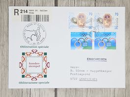 CL11 Enveloppe + Timbre Suisse 1996