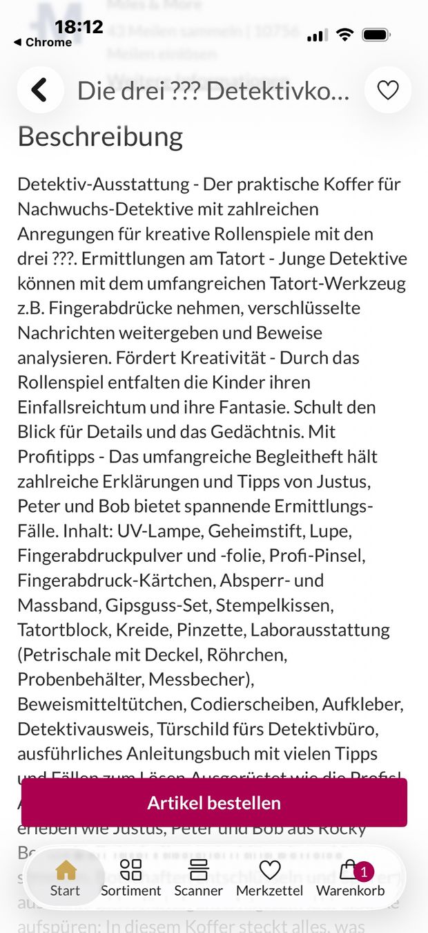 Kosmos Giochi: Die drei ??? Detektiv Koffer – Nuovo e nell'imballaggio originale da Ebikon venduto da Jascha0 4