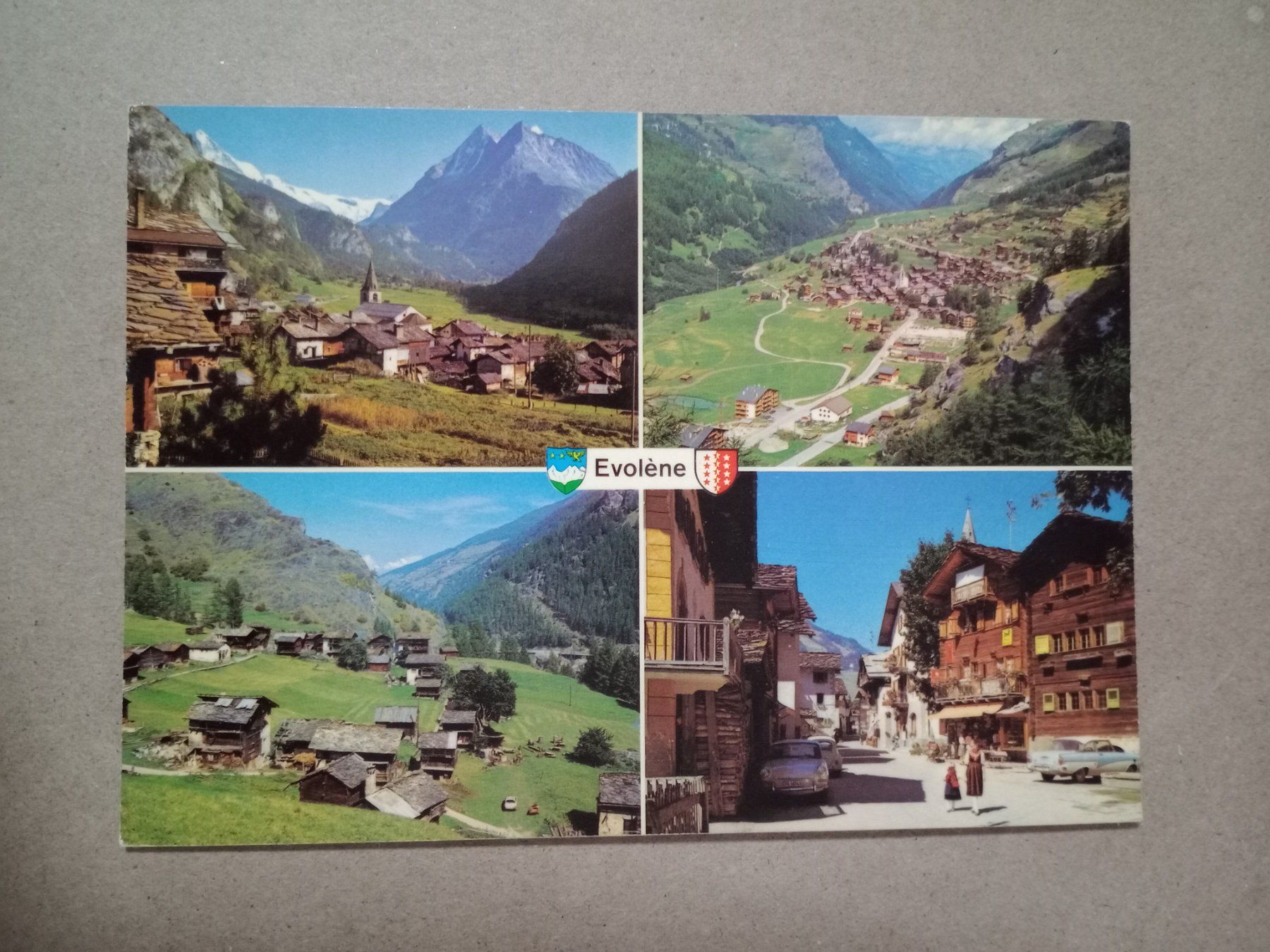 Ansichtskarten: Evolene Wallis mehrbildrig 1980 – Gebraucht aus Küttigen von Melisch1000
