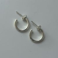 Kleine Silber 925 Kreolen