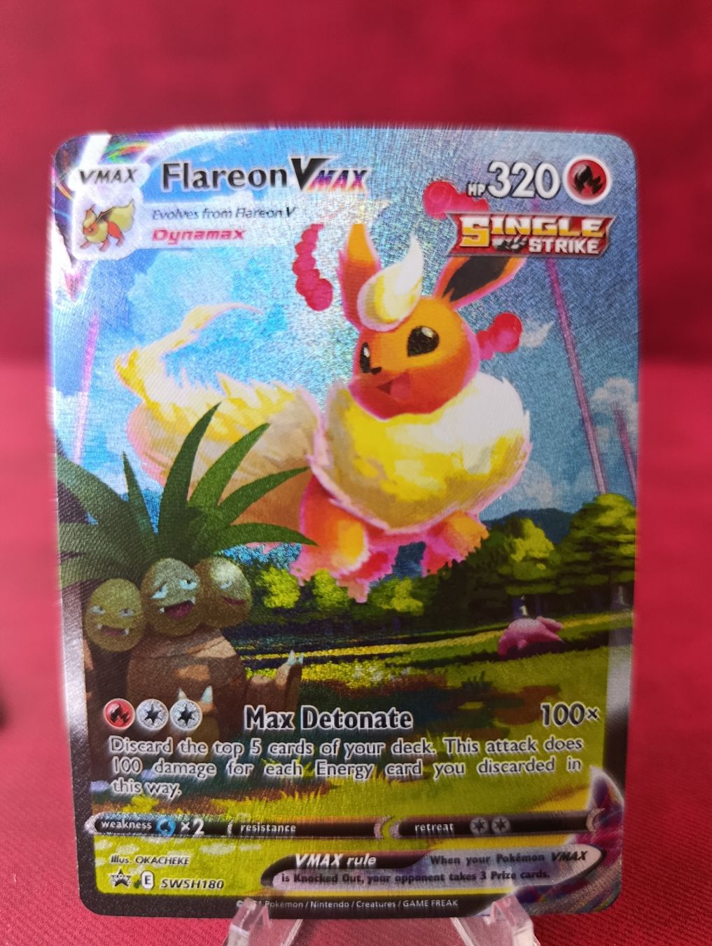 Pokémon Carte collezionabili: Carte Pokémon Flareon VMAX SWSH180 – Usato da Yverdon-les-Bains venduto da cashkiller 1