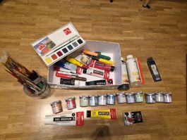 Malgrundbedarf Acrylfarben Marker Set und weiteres