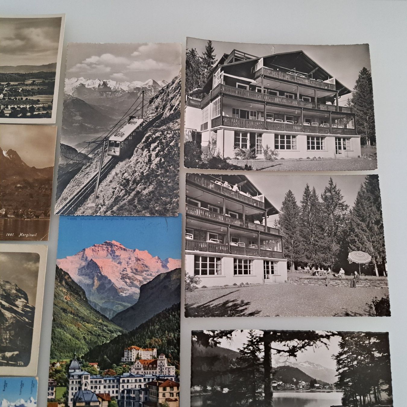Ansichtskarten: 16 Stk. Alte / Vintage Postkarten Sammlung Schweiz, – Gebraucht aus Langendorf von thesi246 4