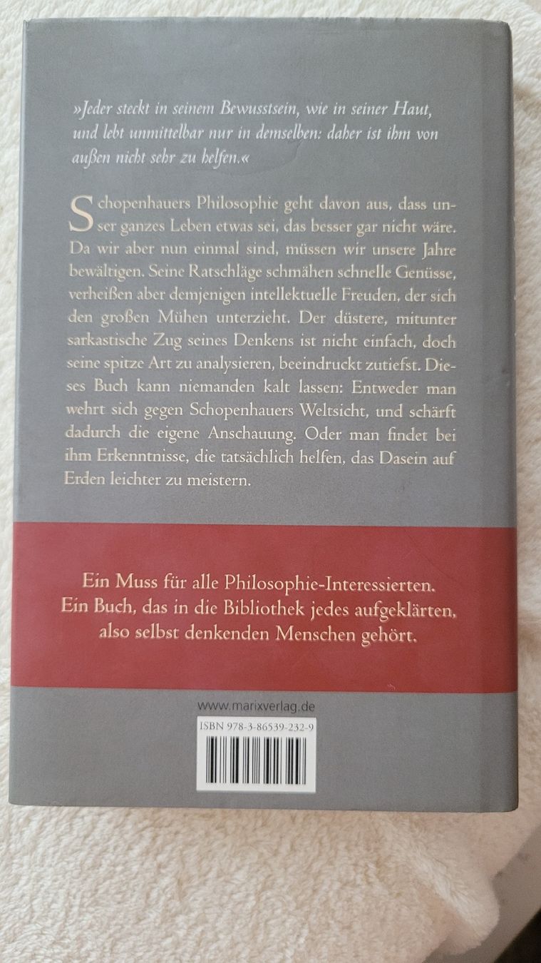 Libri: Schopenhauer Aphorismen zur Lebensweisheit – Usato da Horgenberg venduto da Klatschmohnmaria 1