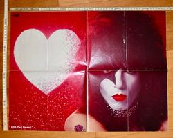 VINTAGE Rocky Poster KISS paul stanley - herz