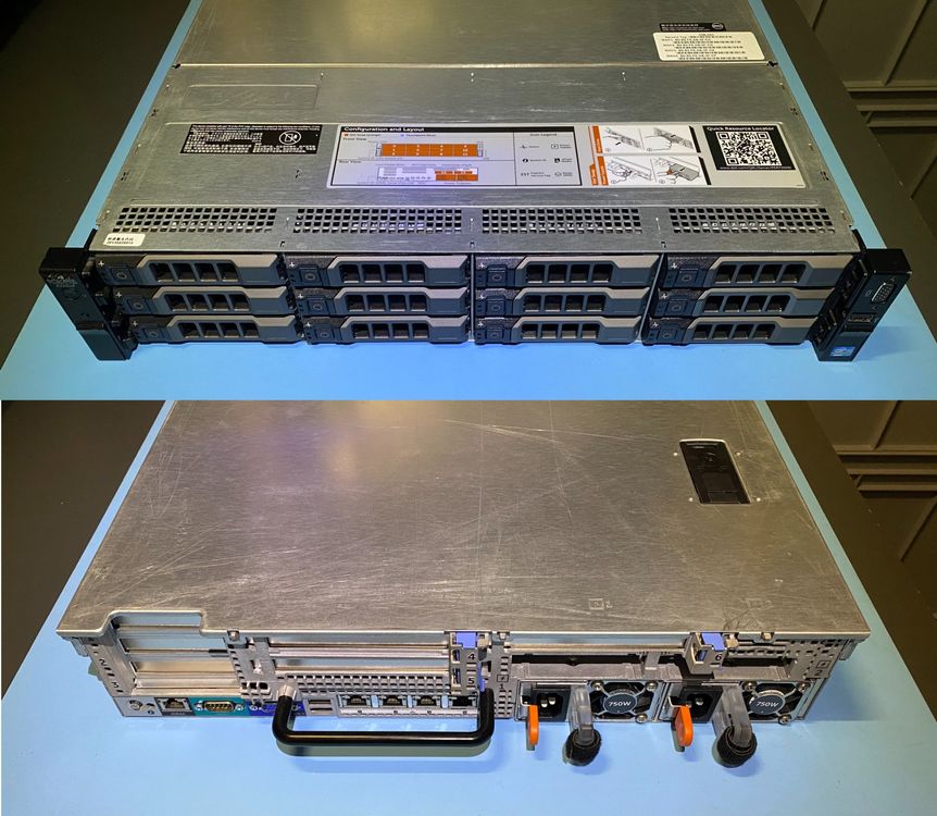 R720XD 2xE5-2697v2, 256GB@1866Mhz, 48.5TB, 12LFF+2SFF, Rails (Gebraucht ...