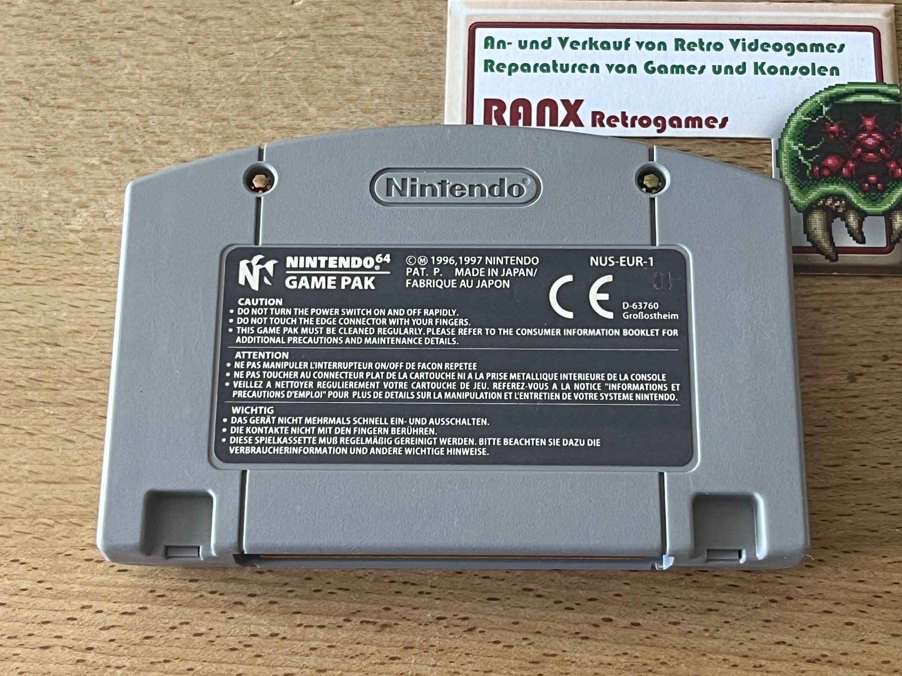 Nintendo Giochi: Glover, Nintendo 64 N64 Modul, PAL – Usato da Thalwil venduto da ranx 1