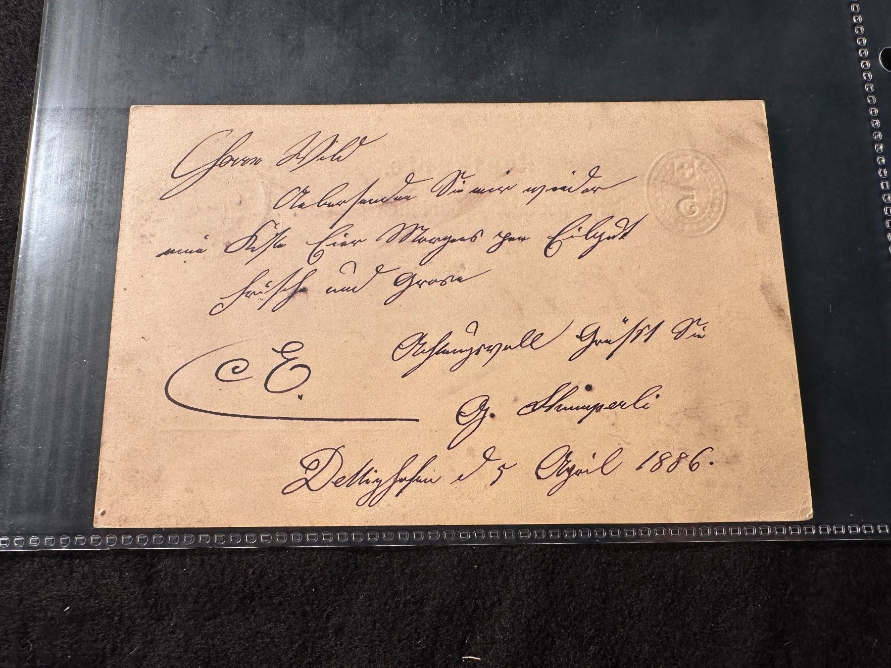 Tutti i francobolli: Postkarte 1886 Kreuzlingen Rorschach – Usato da Stettfurt venduto da 2442 1