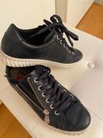 Rieker Sneaker, Gr. 37 dunkelbl, Reissverschluss, Top Zus...