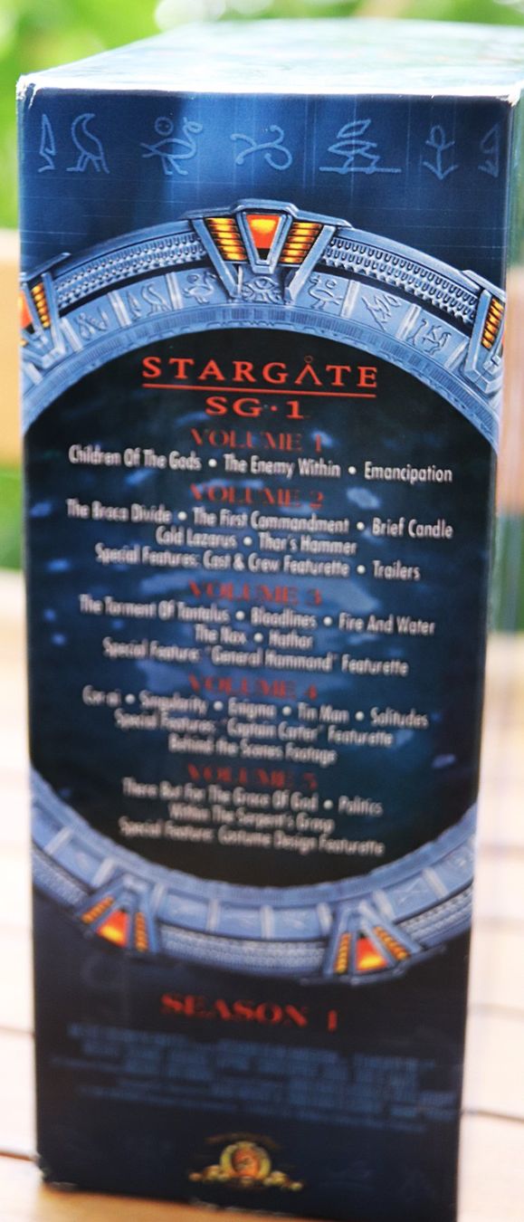 Tutti i DVDs: Stargate Season 1 – Usato da Glattfelden venduto da Sirax 2