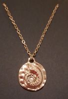 Halskette Trilobit goldfarben Sommer