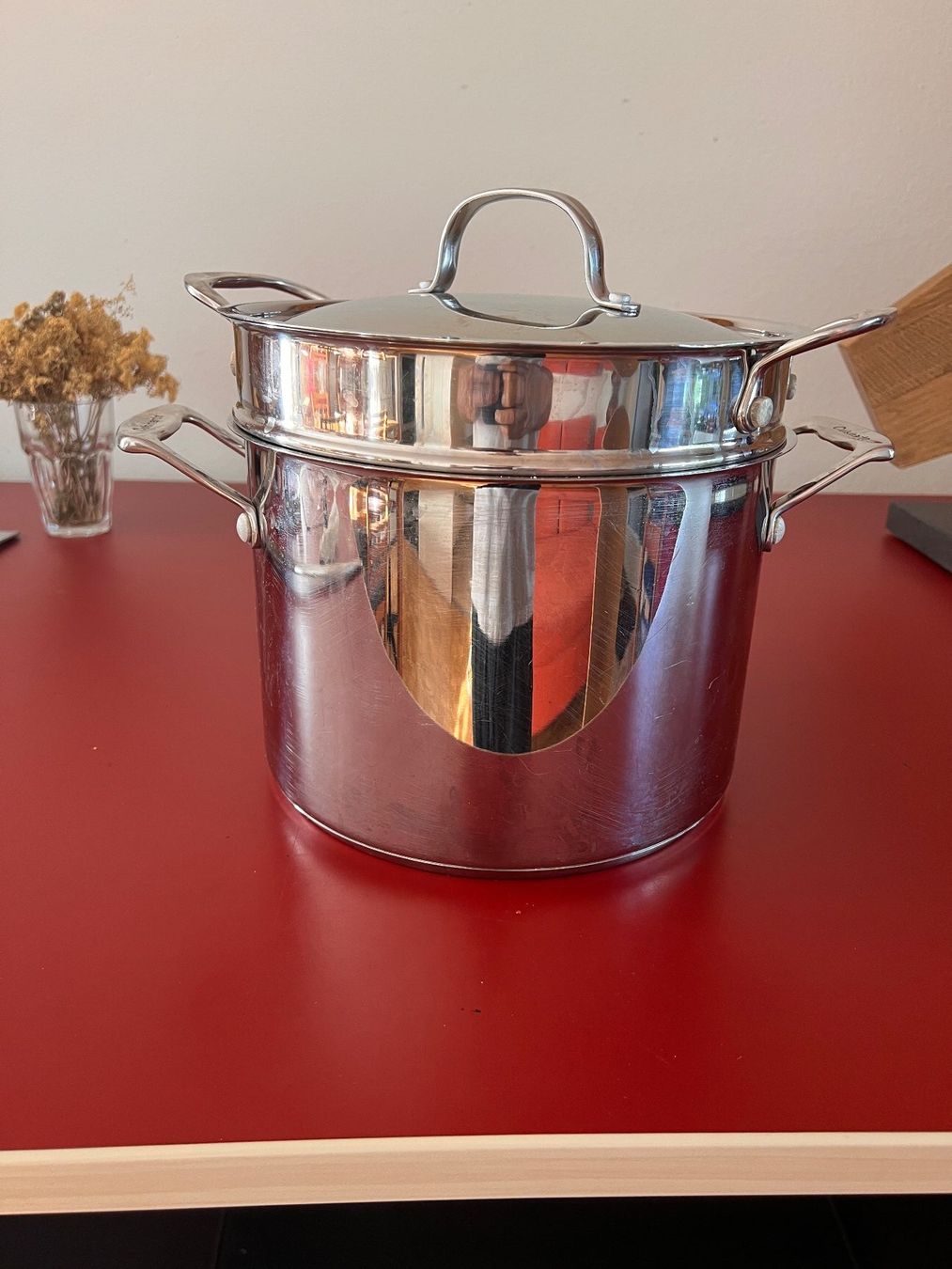 Töpfe: Cuisinart Kochtopf mit Deckel & Dämpfeinsatz 7.6L / 8QT – Gebraucht aus Arlesheim von Haks 2