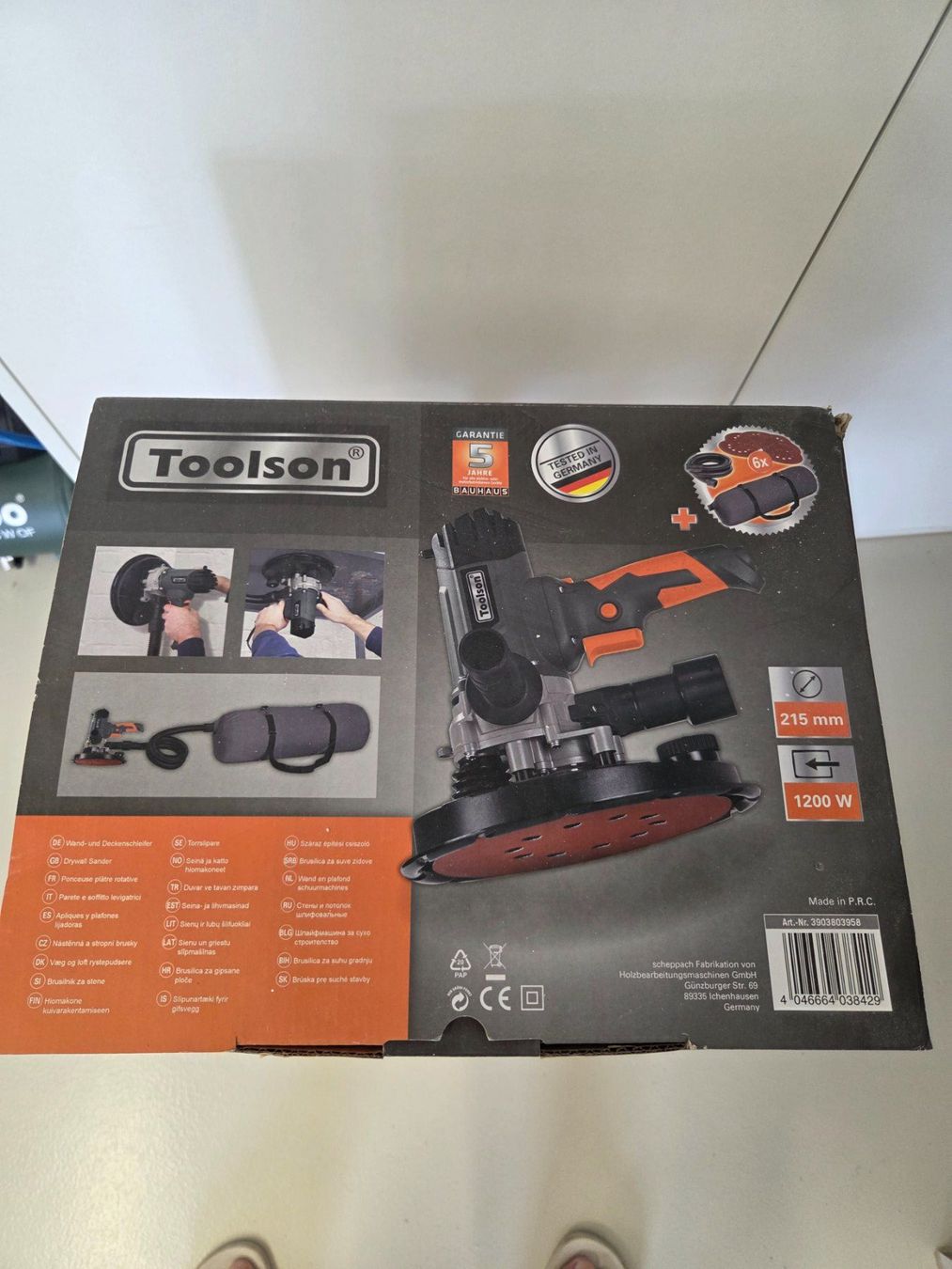 Schleifen & Polieren: Ponceuse Toolson – Gebraucht aus Onnens FR von got_5x29 1