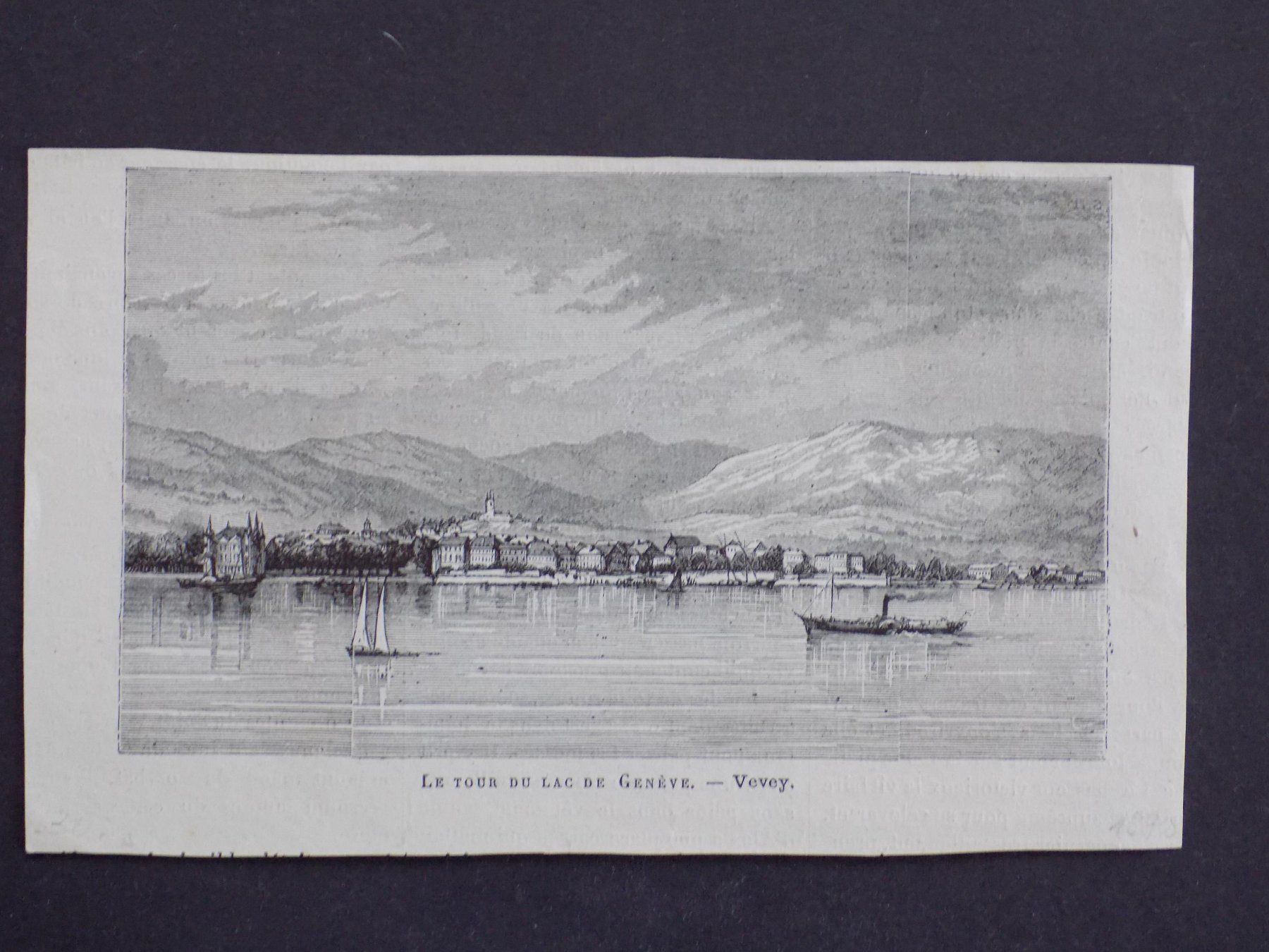 Incisioni: Vevey le tour du Lac – Usato da Risch venduto da Rischli15