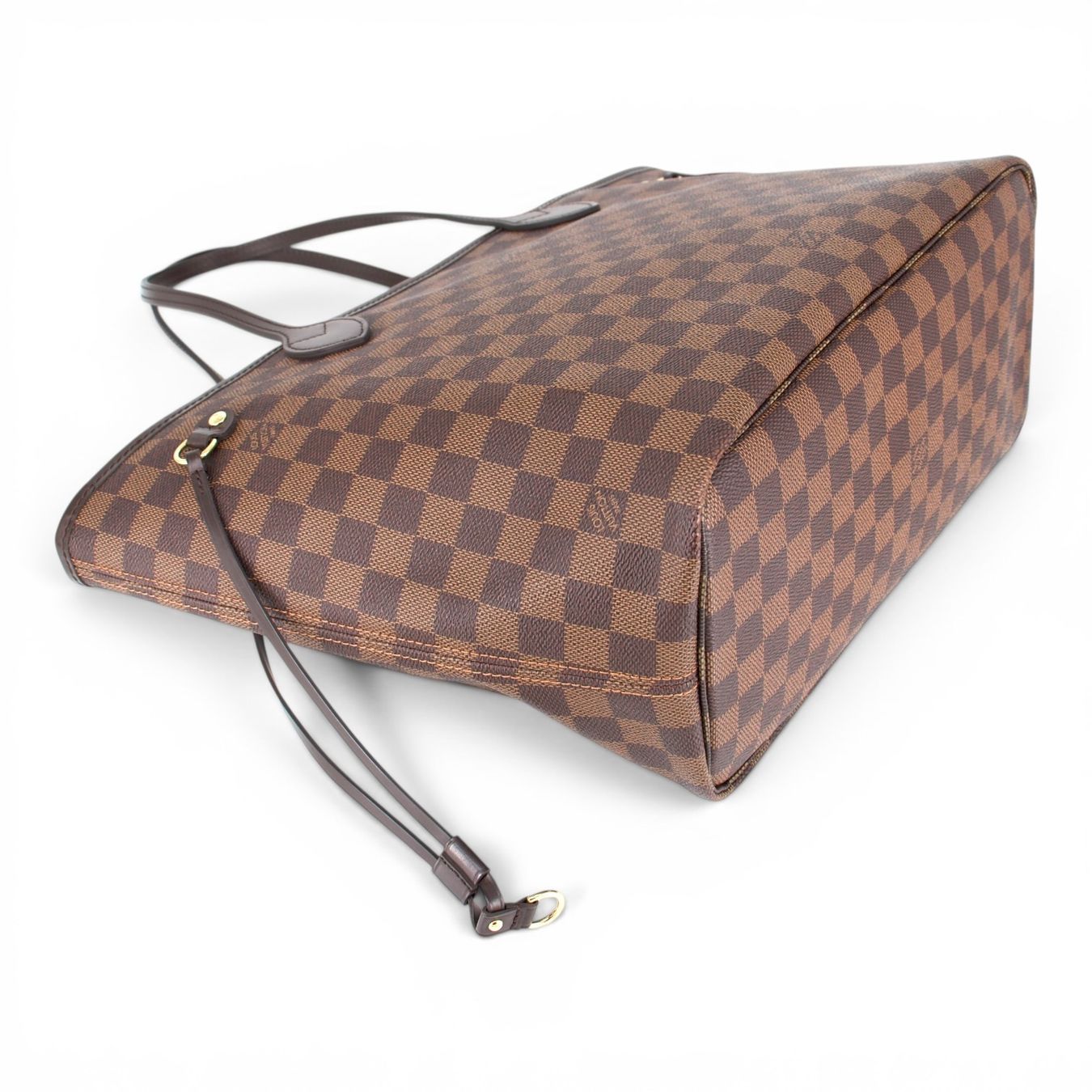 Louis Vuitton Borse da donna: Louis Vuitton Neverfull MM Damier ebène – Usato da Binningen venduto da Designerlabels 7