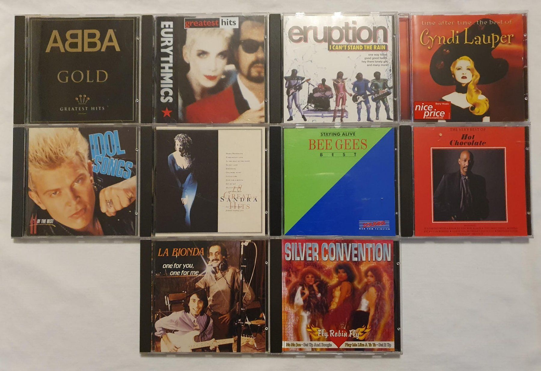 CDs: CD Hot Chocolate, Sandra, Eruption, Sandra, Eurythmics, ABBA – D'occasion à Hinwil par faene
