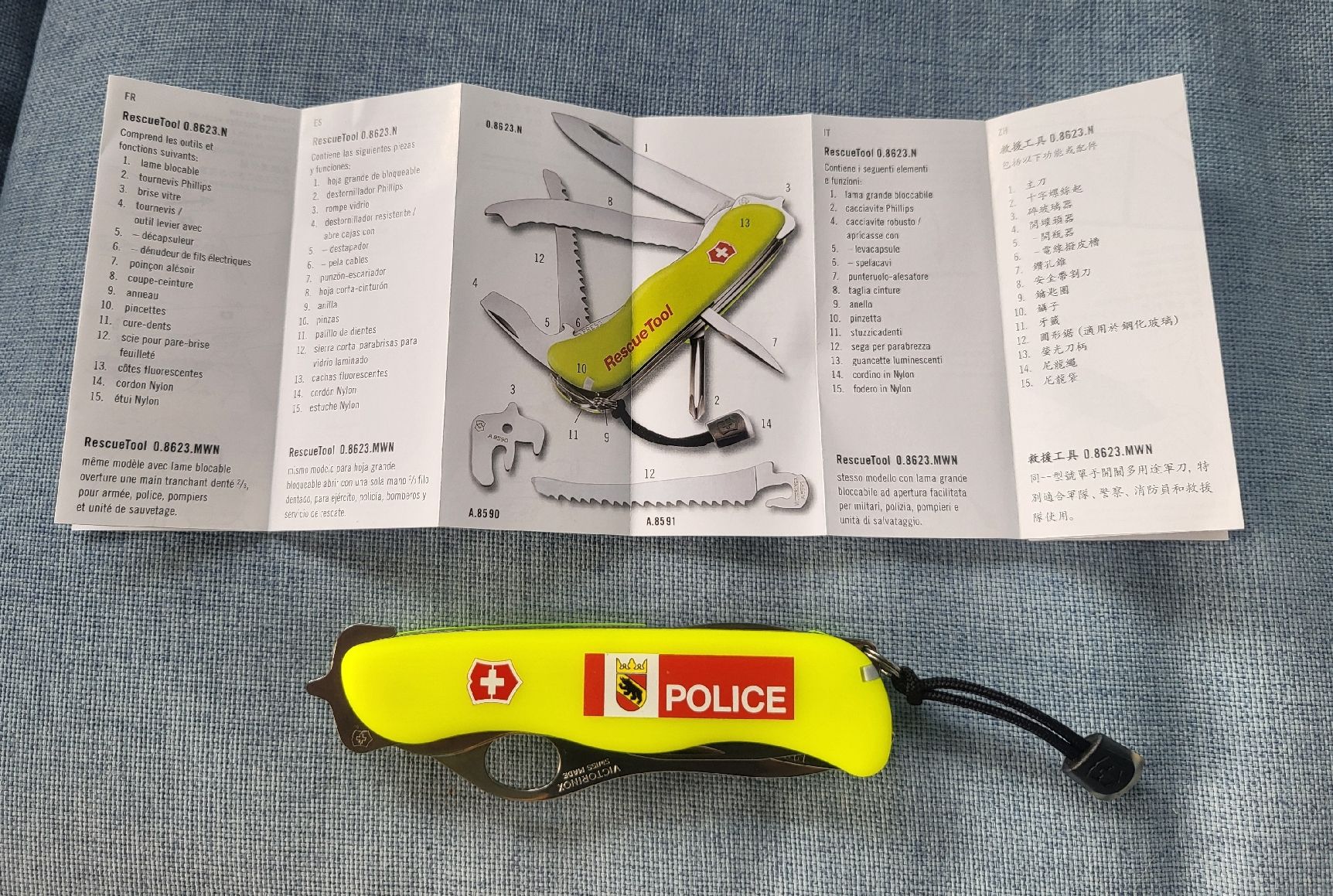 Victorinox Coltelli tascabile: Sackmesser Victorinox Rescue Tool Kapo Bern – Nuovo e nell'imballaggio originale da Gutenswil venduto da ghekko88 3