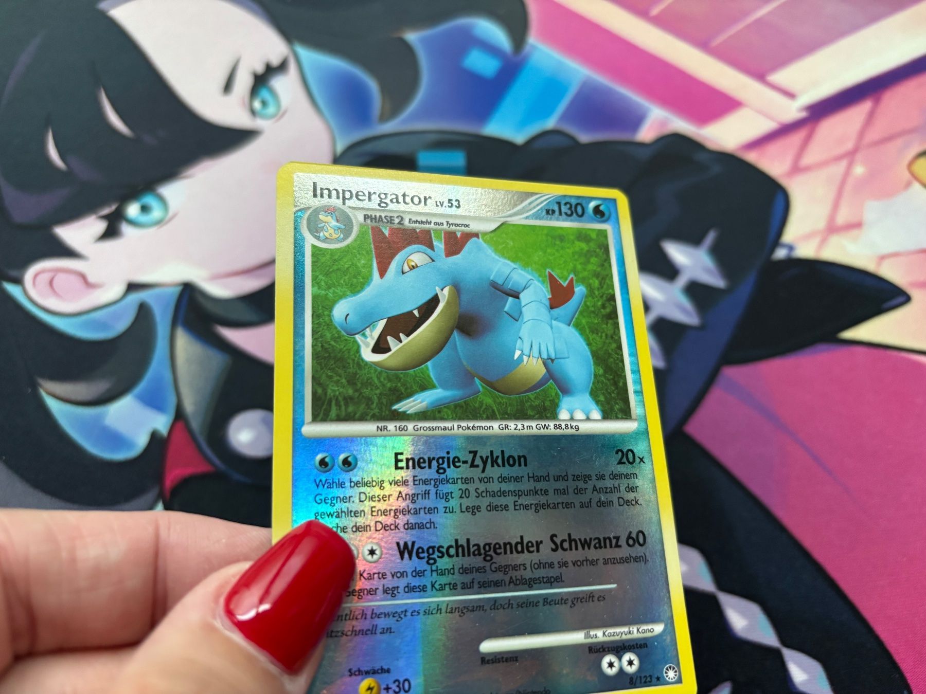 Pokémon Carte collezionabili: 2007 POKEMON Impergator Reverse Holo LV. 53 8 – Usato da Wilen (Sarnen) venduto da Seeungeheuer 1