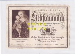 Etikette - Liebfraumilch (Frei-Laubersheimer Sylvaner) /bd