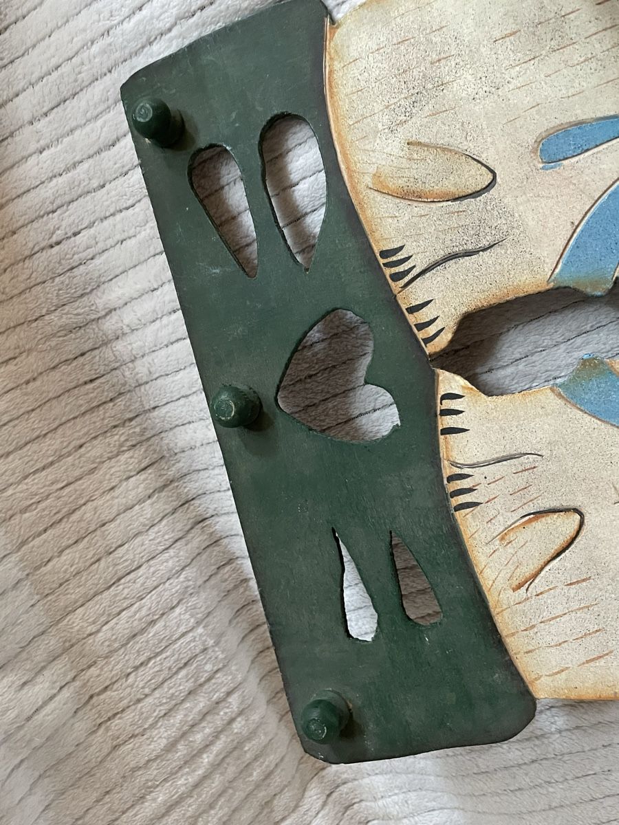 Tutte le decorazioni: Holz Hacken mit Katzen Motiv – Usato da Rümlang venduto da euqinom16 1
