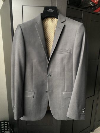 Ted Baker Herren-Anzug Gr. 50, Grau