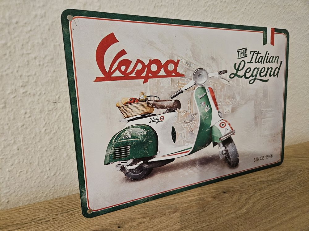 Vespa Blechschild 