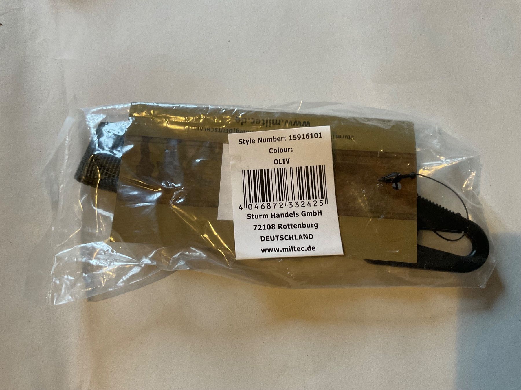 Kletterausrüstungen: Befestigungsgurte Mil-Tec Olive Farbe Set neu – Neu (gemäss Beschreibung) aus Lugano von Persepolis 1