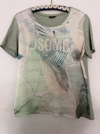 Barbara Lebek T-Shirt aus Seide und Wolle Grösse 38