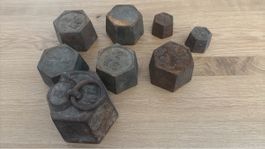 Poids divers forme hexagonale état d'usage