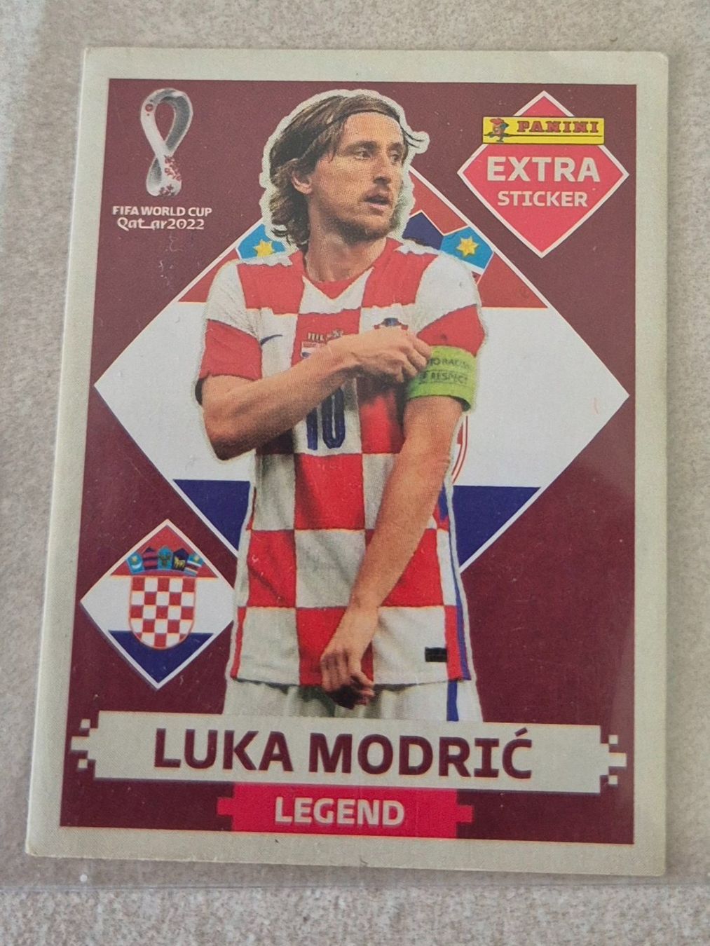 Panini Carte collezionabili: luka modric extra sticker 2022 – Usato da Thunstetten venduto da carolin03