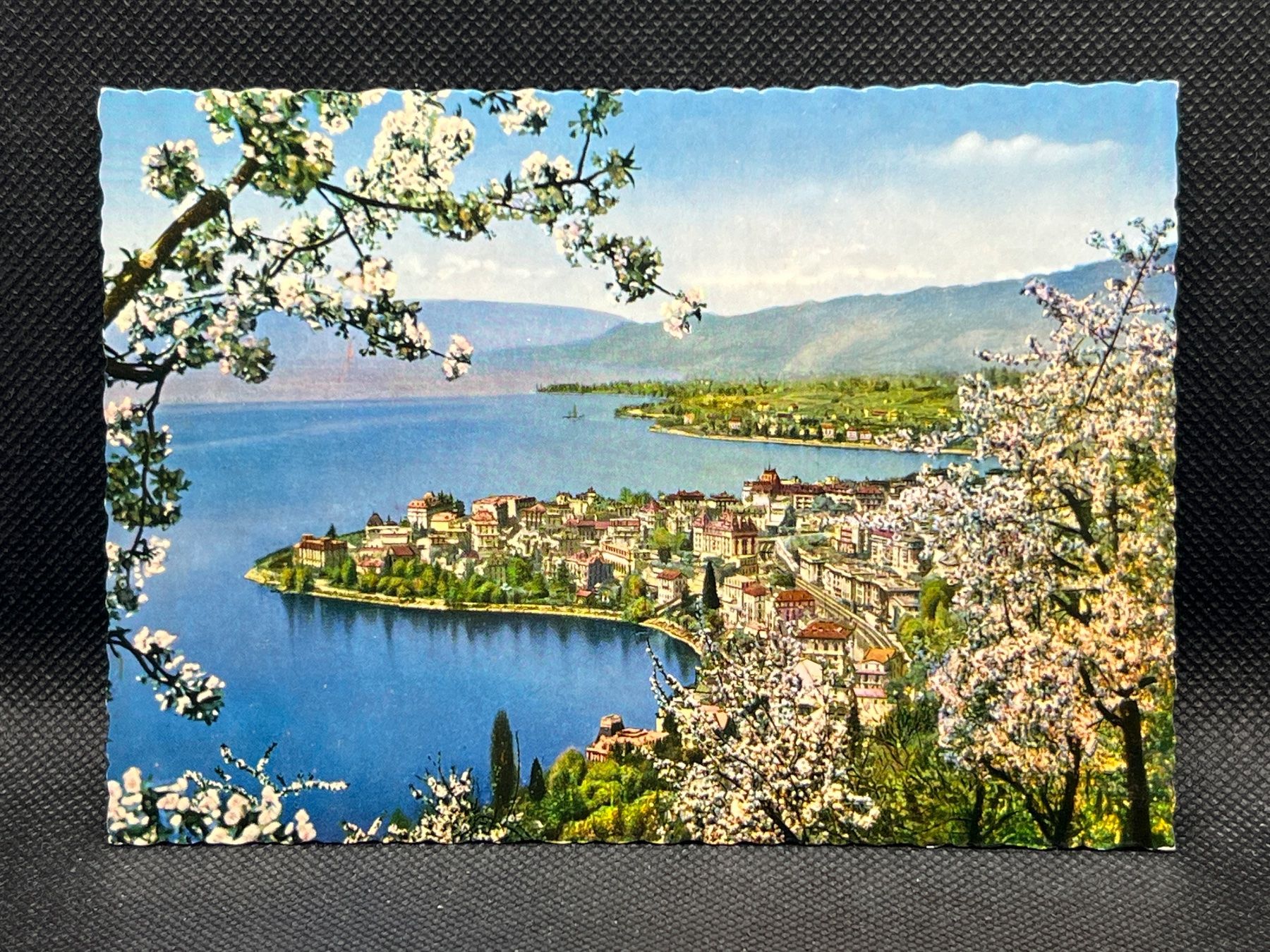 Cartoline postali: Montreux, Vue générale – Usato da Widnau venduto da Brusi9