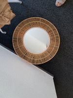 Spiegel Rattan Rund Wandspiegel Dekoration ,neu