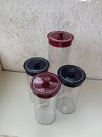 Vorratsgläser Set, 4 Stück, Kunststoff, Vintage Look top