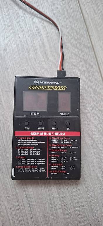 RC Kits de montage: Hobbywing Program Card – D'occasion à Bösingen par Schruppateli 3