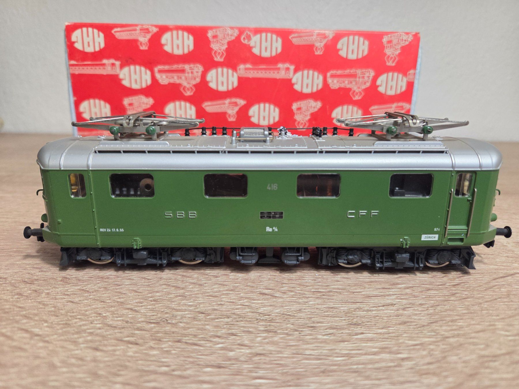 Hag Modellini di ferrovie: Hag 225 E-Lok Re 4/4 SBB Digital H0 – Usato da St-Aubin-Sauges venduto da Lo_Go 1