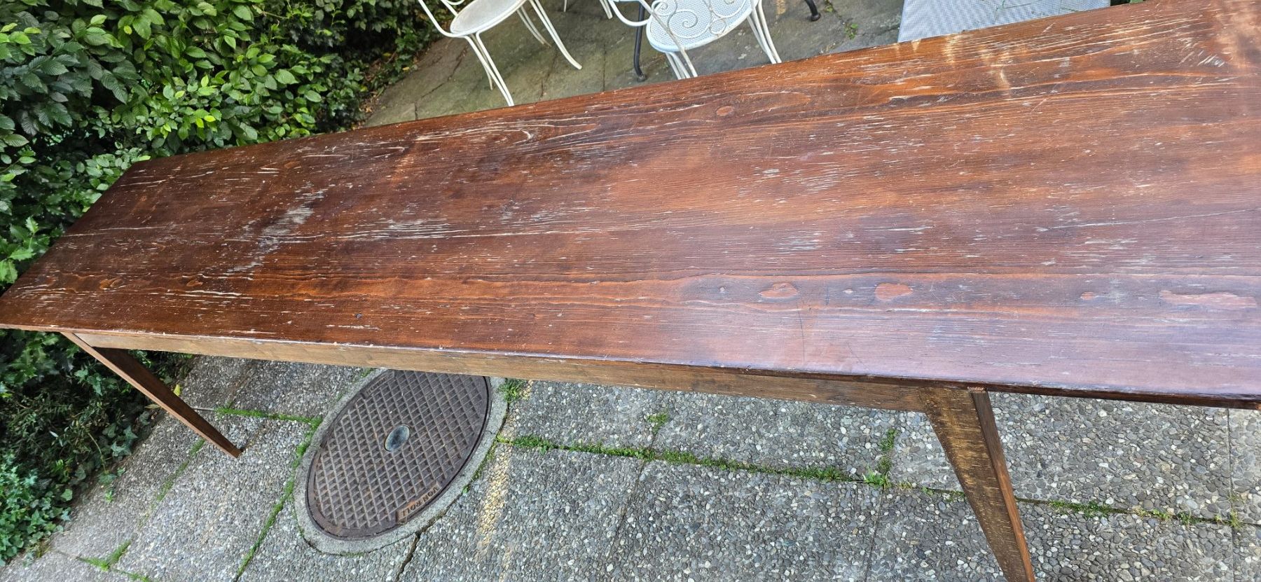 Tavoli: Holztisch,  Biedermeier Esstisch,  alter Tisch – Usato da Zürich venduto da Reni8048 6