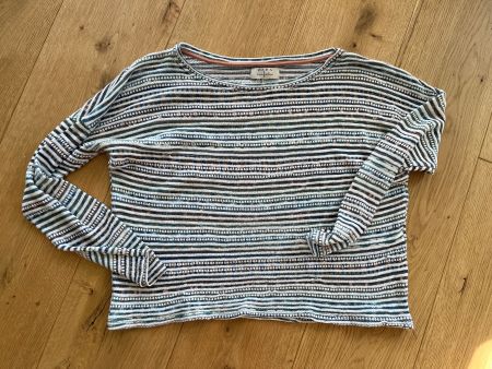 Zara Strickpullover mit transparenten Streifen – Gr. M