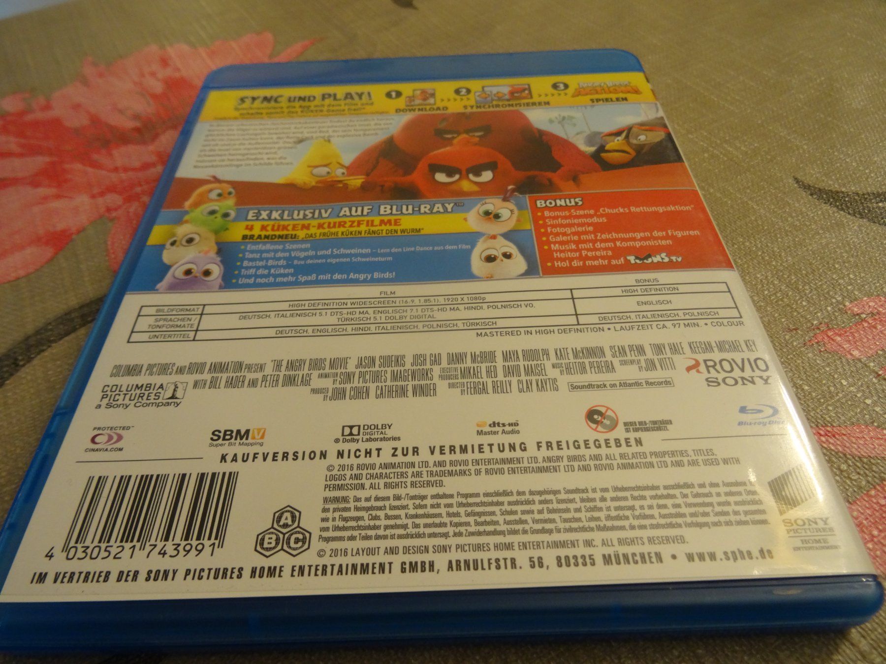 Tutti i DVDs: Angry Birds - Der Film, Blu-ray – Usato da Olten venduto da Disc-Verkauf 2