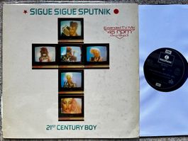 Sigue Sigue Sputnik 21st Century Boy MAXI GEWASCHEN Moroder