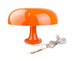 Tischlampe Nesso Artemide déco orange vintage style -C73