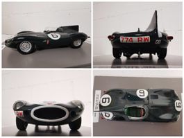 Bellini White Metal, 1/25 Jaguar D Type Winner Le Mans 1955