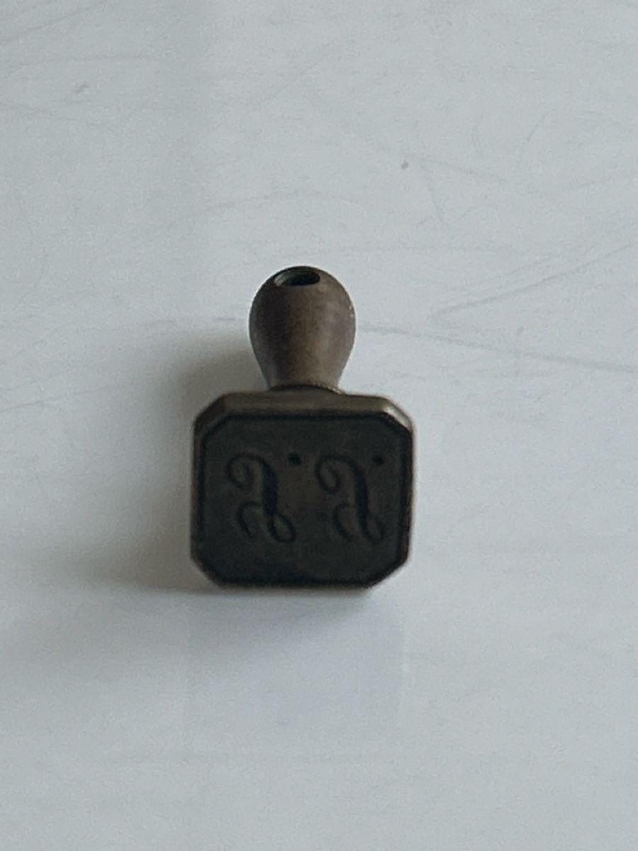 Timbri: Stempel mit Monogramm 'aa' Metall antik (S8) – Usato da Aarau venduto da bro_9zsg 1