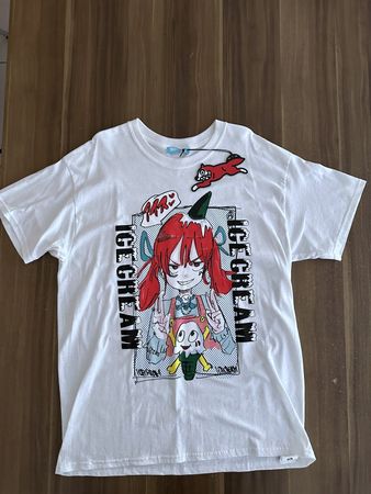 ICECREAM x Jun Inagawa T-Shirt Weiß Größe L