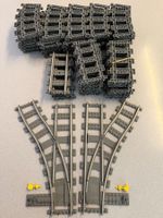 LEGO Eisenbahn 9V Schienen Konvolut gebraucht